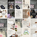 1350 Instagram Carousel Template Bundle