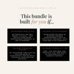 UGC Creator Launch Bundle - Digital Product Elevate Her Studio