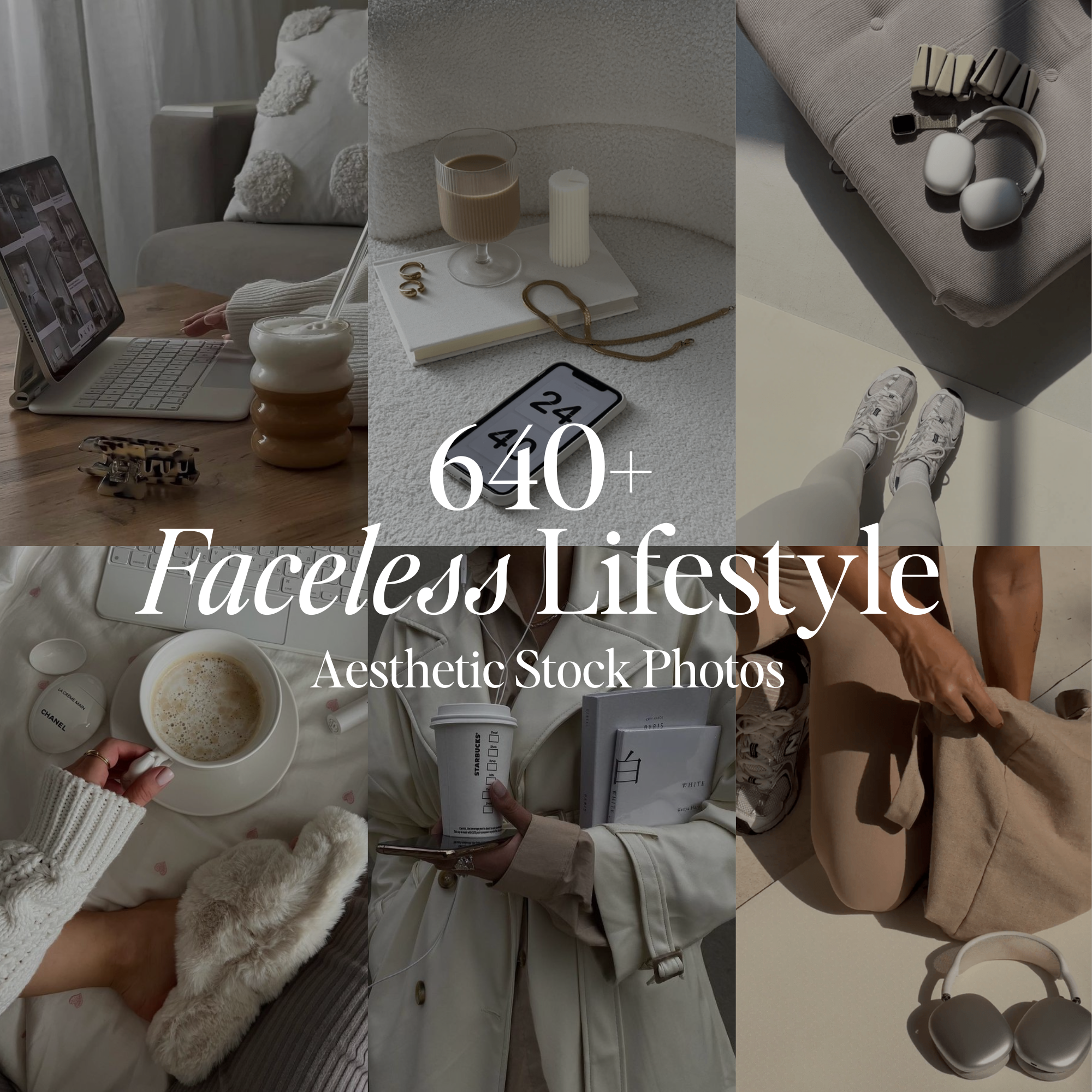 649 Lifestyle Stock Photos Bundle - Digital Product Elevate Her Studio