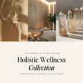 Holistic wellness AI stock photos collection 100 premium images MRR PLR