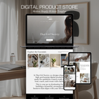 Digital Product Shopify Website Template - Elevate Her Studio