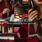100 Dark Cherry Red Stock Photos - Elevate Her Studio