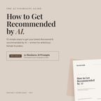 The AI Visibility Guide — 10-step playbook to get your brand recommended by AI